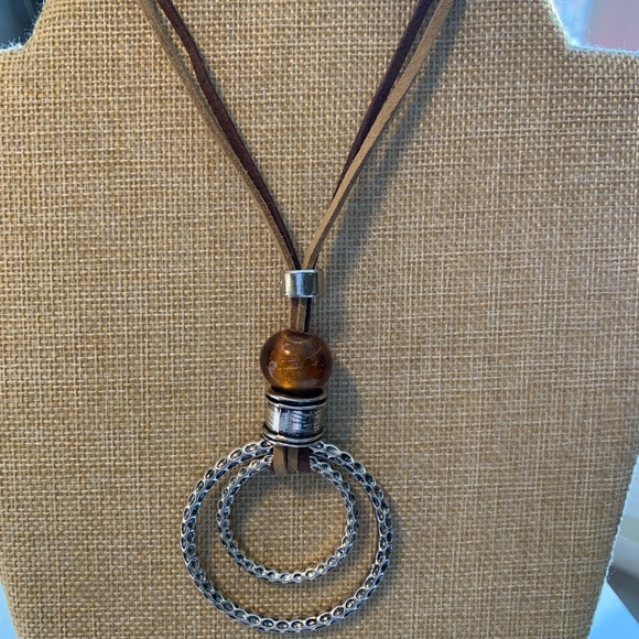 Jewelry - Boho Hippie Gypsy Double Circle Necklace